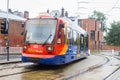 A Siemens-Duewag Supertram in Sheffield England