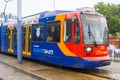 A Siemens-Duewag Supertram in Sheffield England