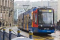 A Siemens-Duewag Supertram in Sheffield England