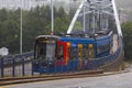 A Siemens-Duewag Supertram in Sheffield England Royalty Free Stock Photo
