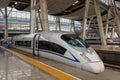 Siemens Velaro CN CRH3 high-speed train at Beijing South Railway Station in China