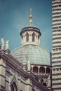 Siena Cathedral, dedicated to the Assumption of the Blessed Virgin Mary .Siena. Italy Royalty Free Stock Photo