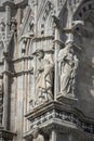 Siena Cathedral, dedicated to the Assumption of the Blessed Virgin Mary .Siena. Italy Royalty Free Stock Photo