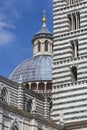 Siena Cathedral, dedicated to the Assumption of the Blessed Virgin Mary .Siena. Italy Royalty Free Stock Photo