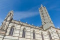 Siena Cathedral, dedicated to the Assumption of the Blessed Virgin Mary Royalty Free Stock Photo