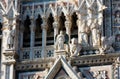 Siena Cathedral facade, Tuscany, Italy Royalty Free Stock Photo