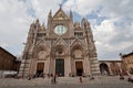 Siena Cathedral Duomo di Siena at sunset - Siena, Tuscany, Italy Royalty Free Stock Photo