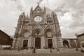 Siena Cathedral Duomo di Siena at sunset - Siena, Tuscany, Italy Royalty Free Stock Photo