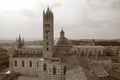 Siena Cathedral Duomo di Siena at sunset - Siena, Tuscany, Italy Royalty Free Stock Photo