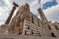 Siena Cathedral Duomo di Siena at sunset - Siena, Tuscany, Italy Royalty Free Stock Photo