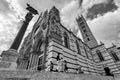 Siena Cathedral Duomo di Siena at sunset - Siena, Tuscany, Italy Royalty Free Stock Photo