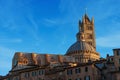 Siena Cathedral and Houses - Tuscany Italy Royalty Free Stock Photo