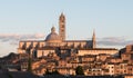 Siena Cathedral at Sunset Royalty Free Stock Photo