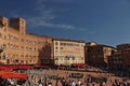 Siena, the city of the Middle Ages in Tuscany, Italy Royalty Free Stock Photo