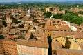 Siena city panorama, Italy Royalty Free Stock Photo