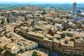 Siena city panorama, Italy Royalty Free Stock Photo