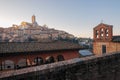 The Siena cityscape in southern Tuscany, Italy.