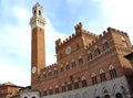 Siena Clock Tower in Italy Royalty Free Stock Photo