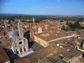 Siena dome aeral view by parrot anafi 300