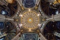 Siena dome cathedral interior ceiling view