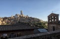 Siena, historical Center. natural landscape. Italy.