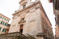 Exterior view of San Martino Church next to La Loggia in Siena, Tuscany, Italy Royalty Free Stock Photo