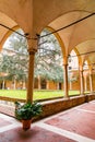 The Patio of the Faculty of Economy at the Universite degli Studi di Siena, Siena University