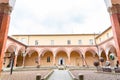 The Patio of the Faculty of Economy at the Universite degli Studi di Siena, Siena University