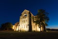 The San Galgano abbey ruins in Tuscany in summer