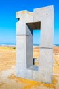 The 'Site Transitoire' (place of passage) sculpture near Siena, Italy