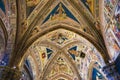 Ceiling fresco in Baptistery of Saint John, Siena, Italy