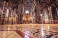 Siena, Italy - July 25, 2021: The Cathedral of the medieval city of Siena in Tuscany, Italy Royalty Free Stock Photo