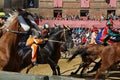 Start of Palio of Siena Royalty Free Stock Photo