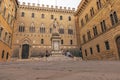 Siena, Italy - July 25, 2021: Street View of the medieval city of Siena in Tuscany, Italy Royalty Free Stock Photo