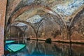 Siena, Tuscany, Italy: the medieval fountain Fontebranda; it was the main water source of the city and it has been cited by Dante