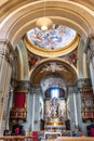 Interior of Chiesa di San Martino is Roman Catholic church in Siena. Italy Royalty Free Stock Photo