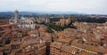 Siena Italy Overview Royalty Free Stock Photo