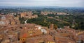 Siena Italy Overview Royalty Free Stock Photo