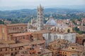 Siena Italy Overview Royalty Free Stock Photo