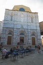 Panoramic view of exterior of Siena Cathedral Santa Maria AssuntaDuomo di Siena is a medieval church in Siena