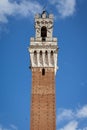 Siena, Italy. Torre del Mangia Royalty Free Stock Photo