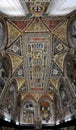 Siena library Piccolomini top panorama Royalty Free Stock Photo