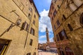Siena - Piazza del Campo - old historic city in Italy