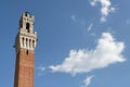 Siena Public Palace's Tower Royalty Free Stock Photo