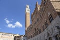 Siena, public palace town hall in the Piazza del Campo