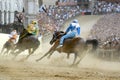 Siena's palio horse race Royalty Free Stock Photo