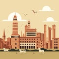 Siena\'s Signature: Minimalistic Piazza del Campo and Historic Landmarks