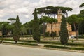 Siena square inside the Villa Borghese gardens.