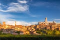 Siena town, panoramic view of ancient city in the Tuscany region Royalty Free Stock Photo