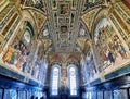 Siena Tuscany Italy. The Cathedral. Piccolomini Library with frescoes by Pinturicchio Royalty Free Stock Photo